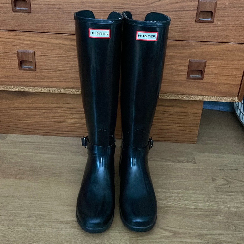 Hunter rain boots - knee high